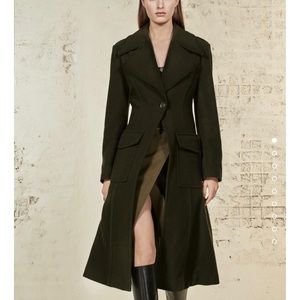 Brand new 100% WOOL Zara Limited edition Khaki coat. Sold out everywhere